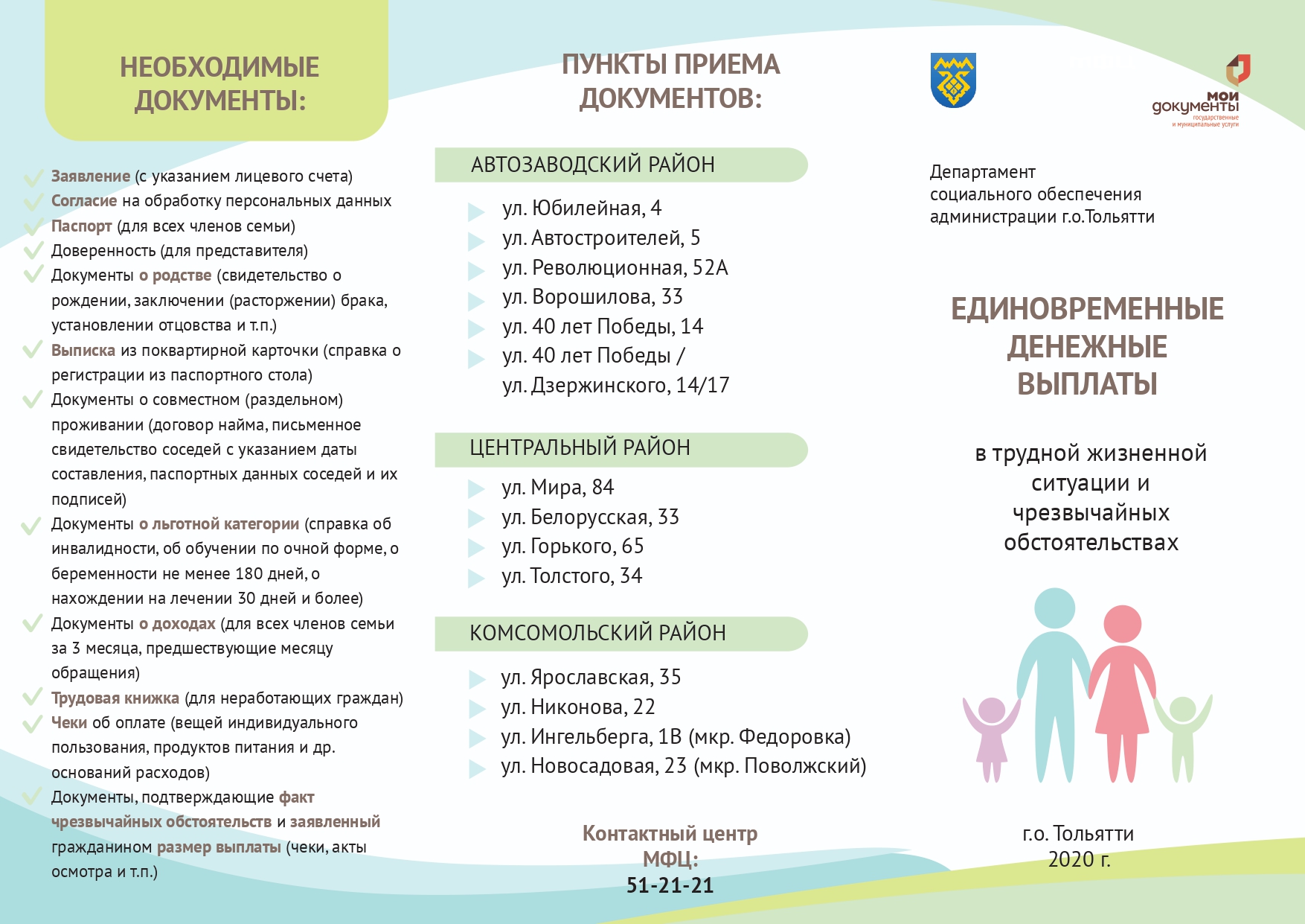 Меры социальной поддержки населения 